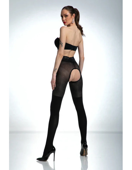 Cat Girl rajstopy z otwartym kroczem erotyczne