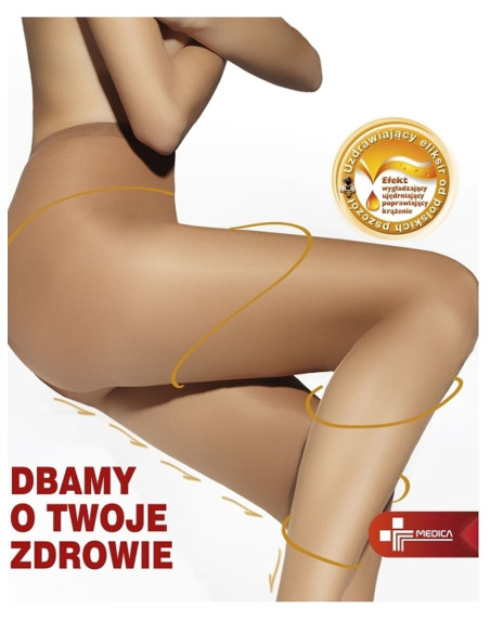 Dámske pančuchové nohavice s prídavkom vosku 40den Adrian